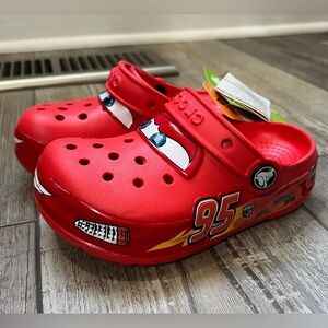 Lightning McQueen Light Up Crocs Size 11c